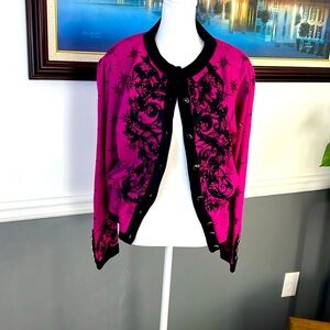 VTG United Collections by Anne Crimmins size L cardigan